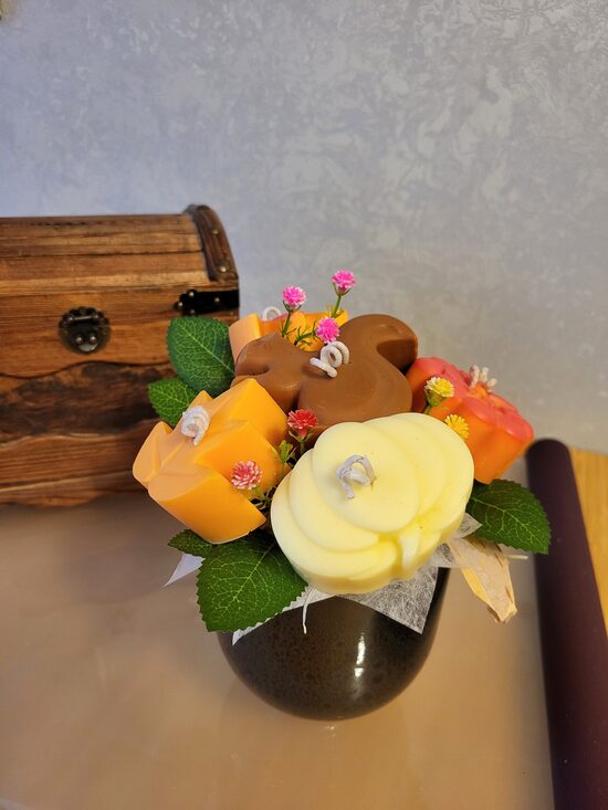 Sveču dekors mazais