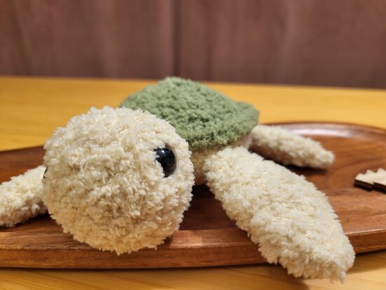 Mīkstā mantiņa bruņurupucis zaļš