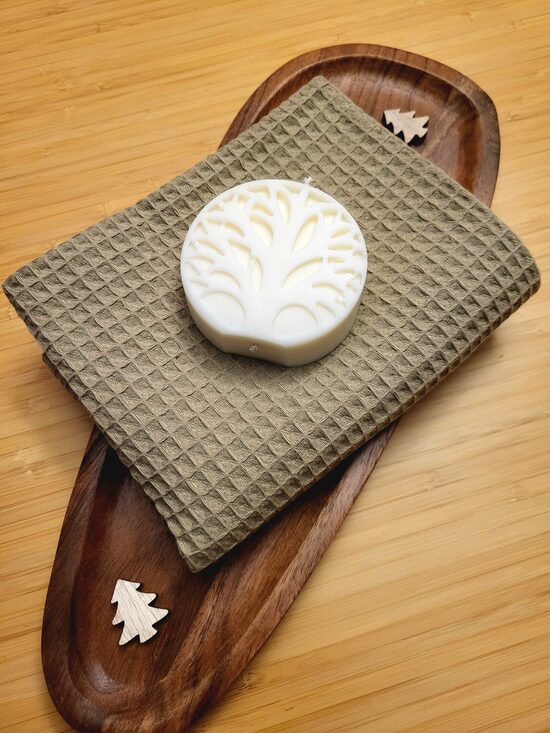 Vidējais brūnganas krāsas dvielis